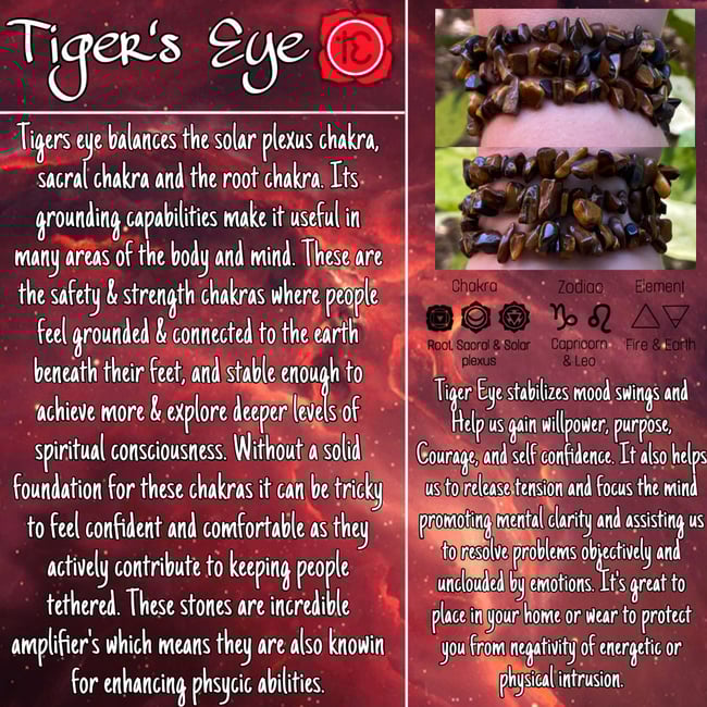 Tiger’s Eye Healing Bracelet 