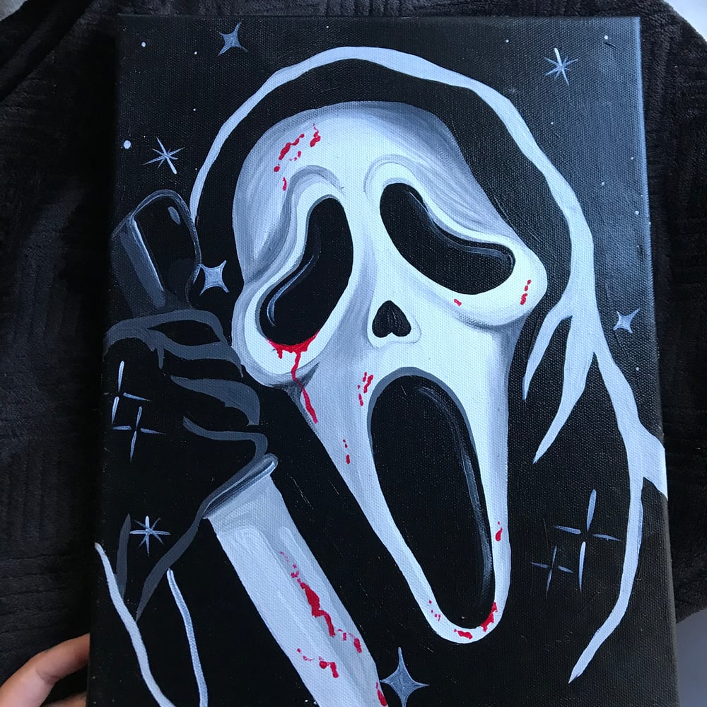 Image of Ghost face painting 🔪