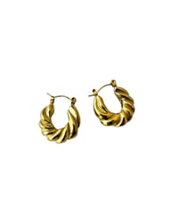 Image 1 of Vintage-twist hoop earring