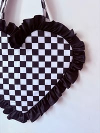 Image 3 of 🏁 Checkmate Heart Tote
