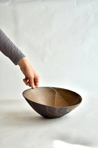 Image 4 of Raw Black Stoneware Serving Bowl