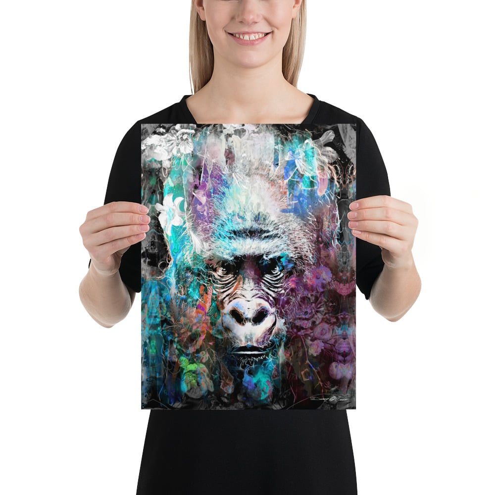 "Silverback" - OPEN EDT PRINT ON PAPER - FREE WORLDWIDE SHIPPING!!!