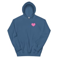 Image 22 of HOT GIRLS HAVE HEART HOODIE - HOT PINK