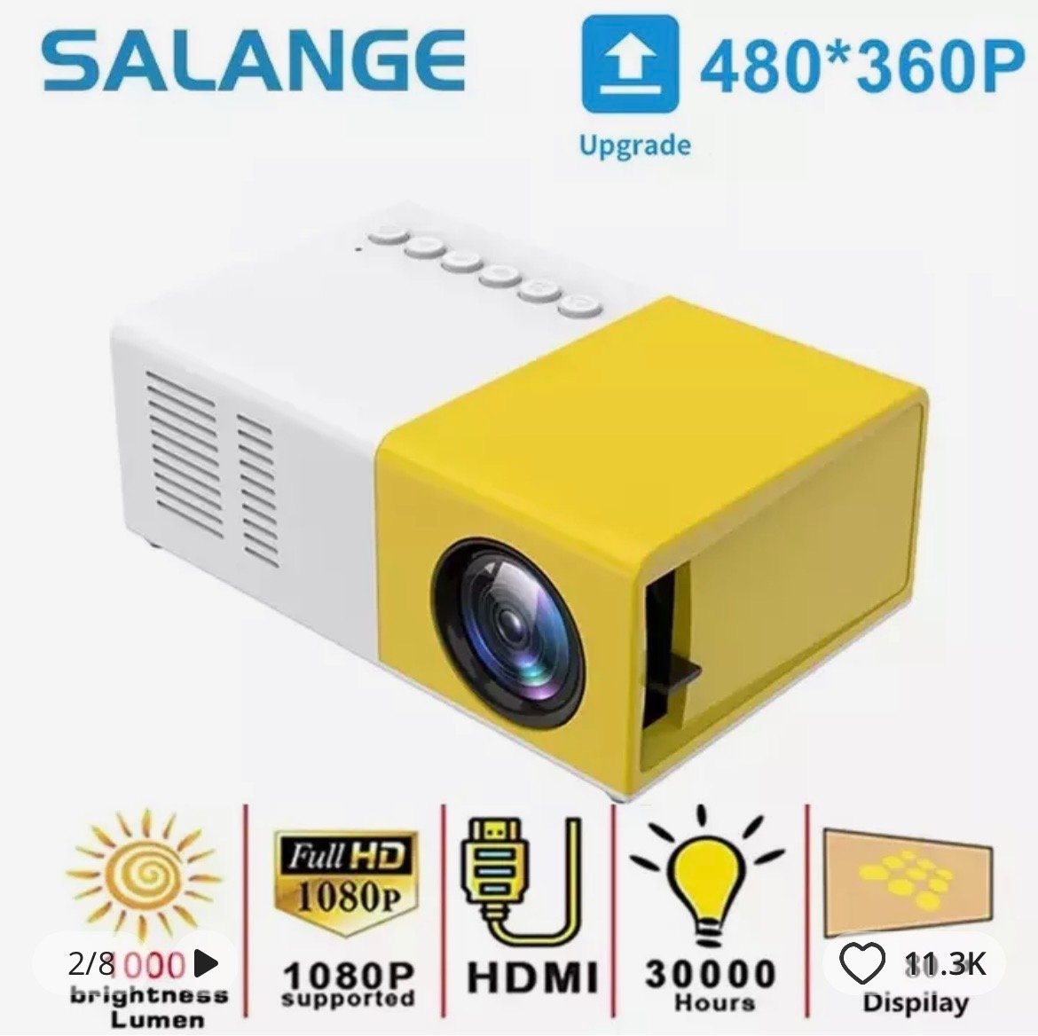 Image of Best small and affordable mini projector 