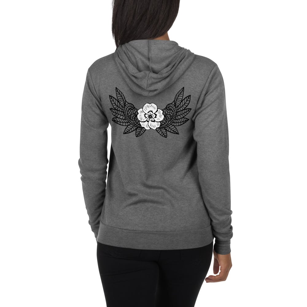 Image of OutBloom zip hoodie