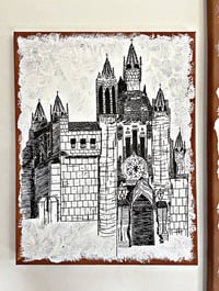 Image 3 of 18x24in. & 11x14in. Painting Set “Blood of The Lamb”