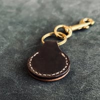 Image 1 of The Round Key Fob - Brown & Tan (patch)