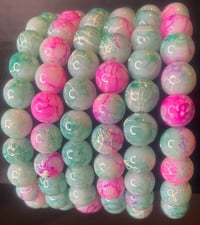 Image 2 of Marble colors glass beads
