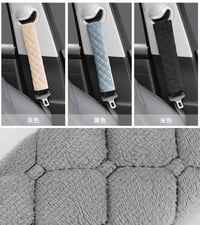 Image 5 of Fluffy Seatbelt Covers