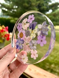 Image 3 of Resin Dried Pressed Flower Coaster