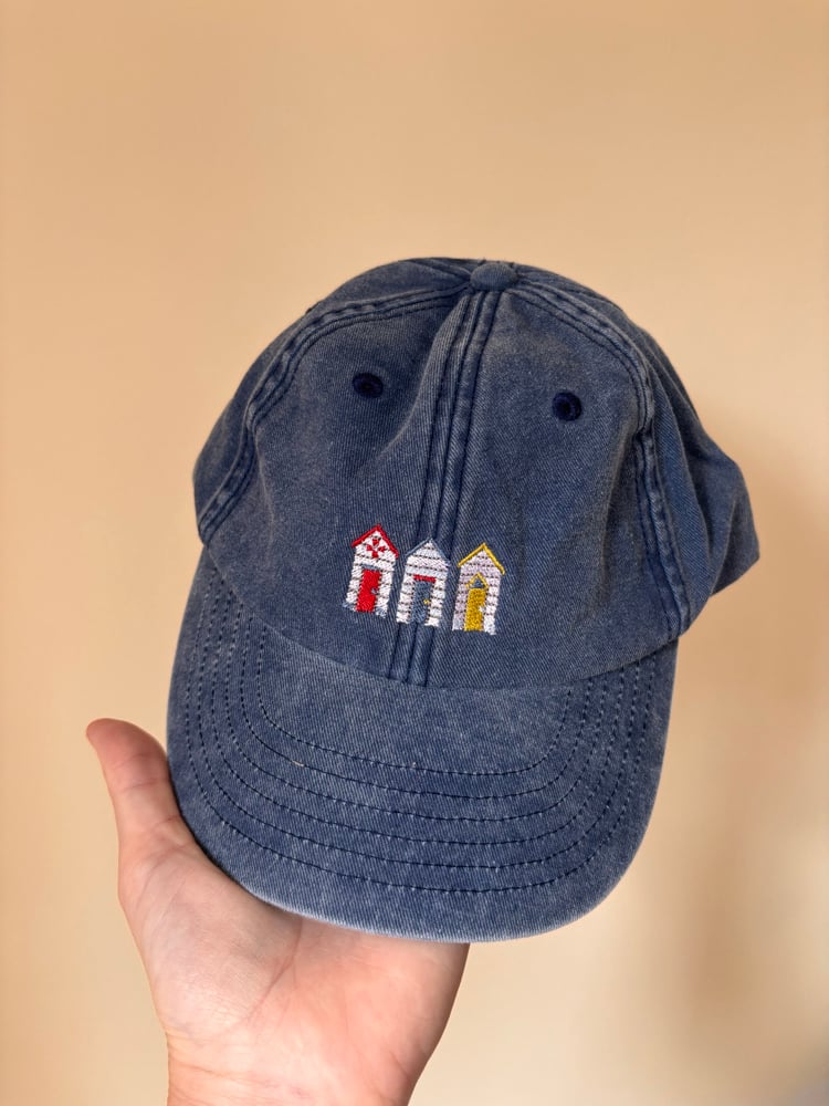 Image of Dark denim cap - beside the sea