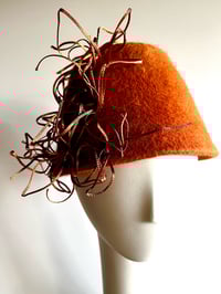 Image 1 of Mustard felt hat  