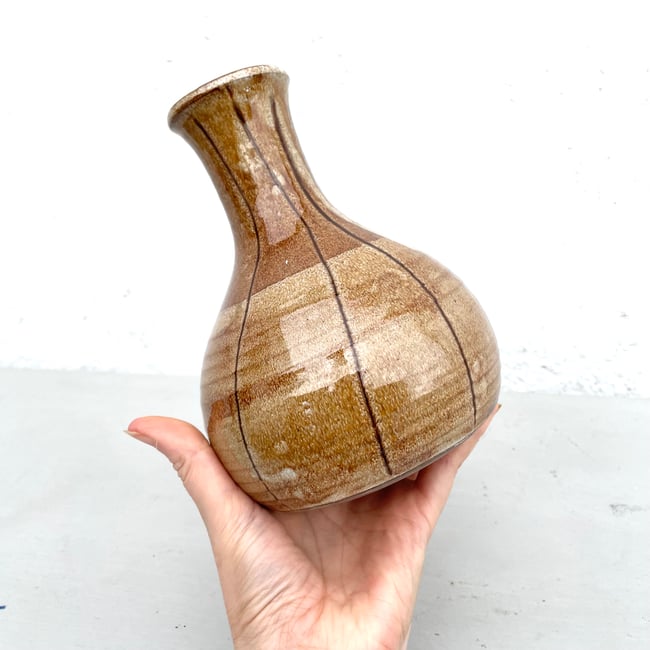 Irish art pottery vase