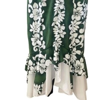 Image 5 of Vintage 1970s Winne Fashion Hawaiian Maxi Dress with Ruffle Hem- Made in Hawaii- L