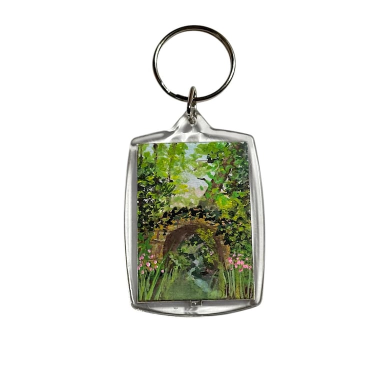 original Miniature painting frame keyring Image 2