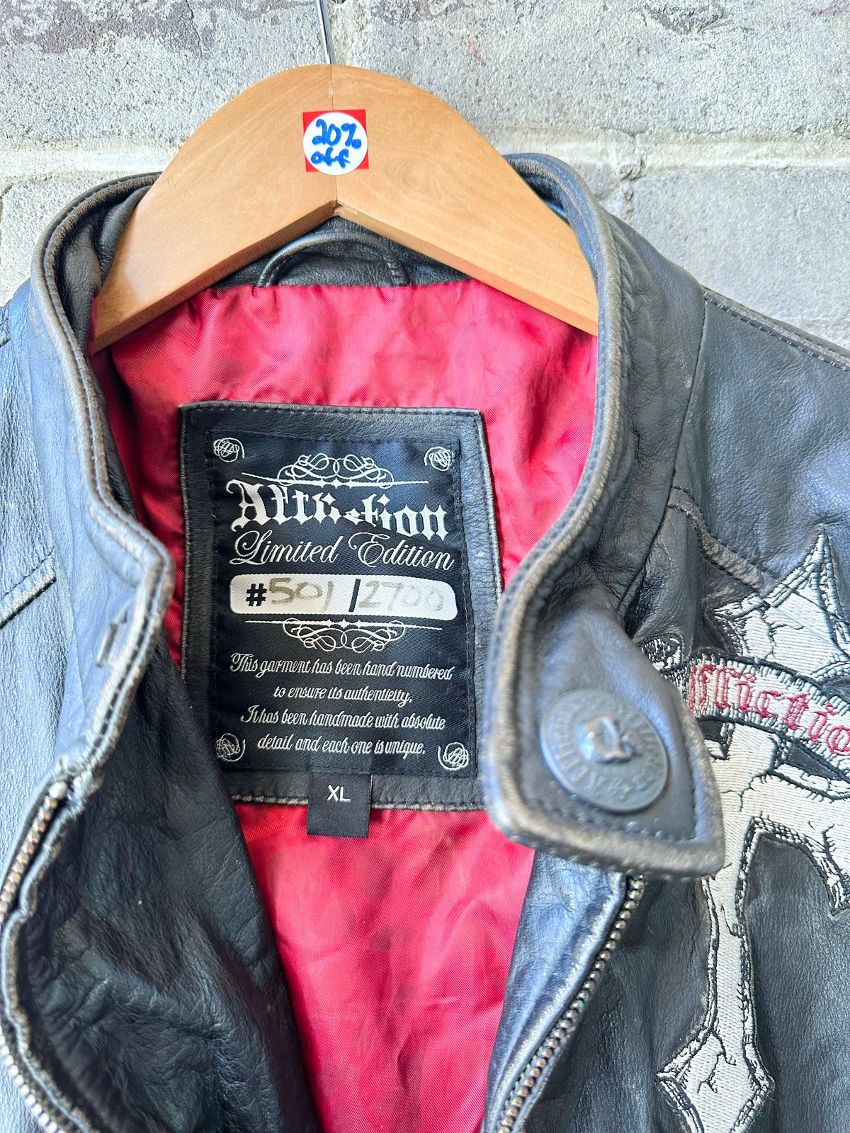 Standout Vintage — Rare AFFLICTION Limited Edition Leather Jacket