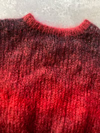 Image 2 of Red fade cloud jumper 
