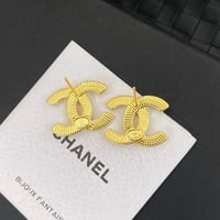 Image 4 of Chanel CC Logo Earrings