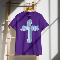 Image 17 of DryBlend® T-Shirt (Jesus) he has risen
