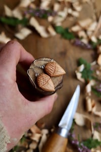 Image 4 of Acorn ~ Earrings 