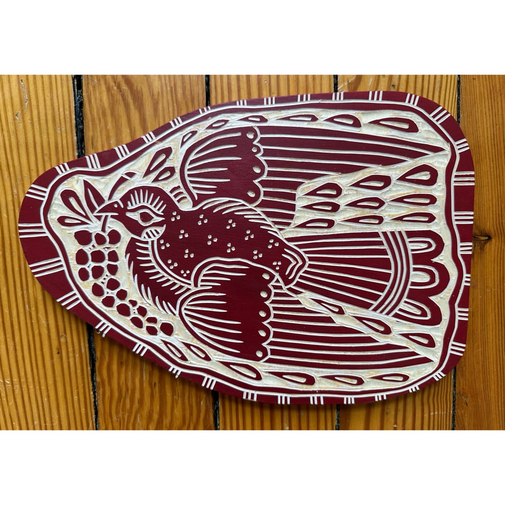 Image of Deep Red Grape Bird