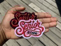 Image 1 of Senior 2025 Wavy Patch / Custom Colors