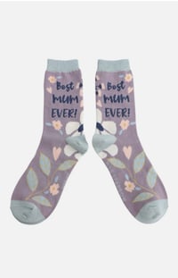 Image 2 of Miss Sparrow Best Mum Ever Socks