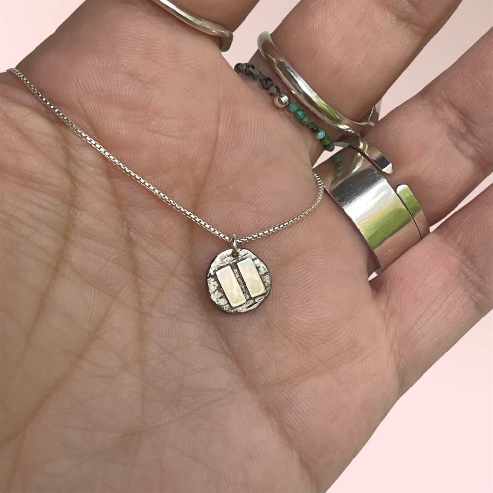 Image of Arepa con quesito necklace 