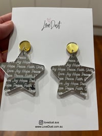 Image 2 of Silver Star Dangles