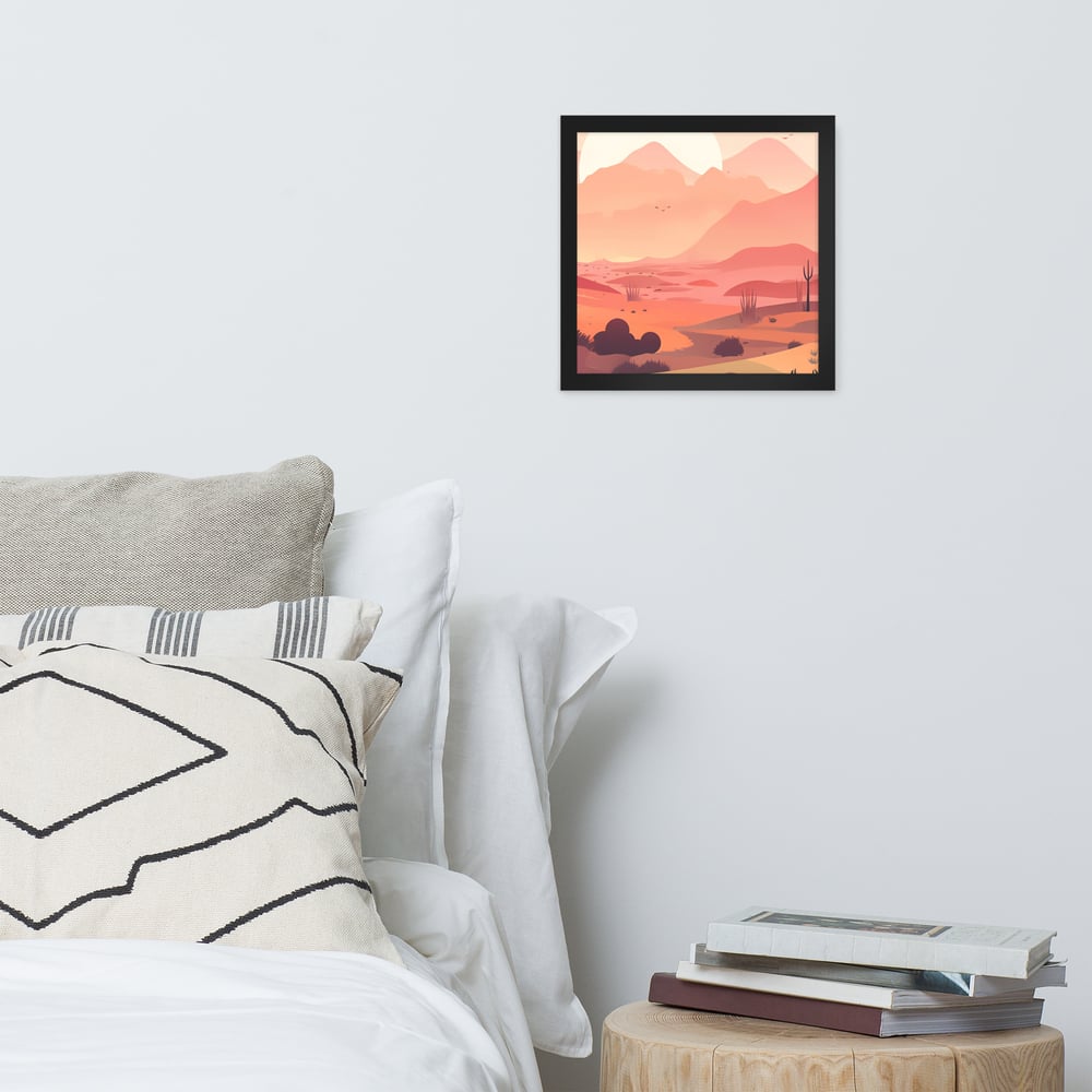 Image of Desert Sunset Framed Art (2 of 3)