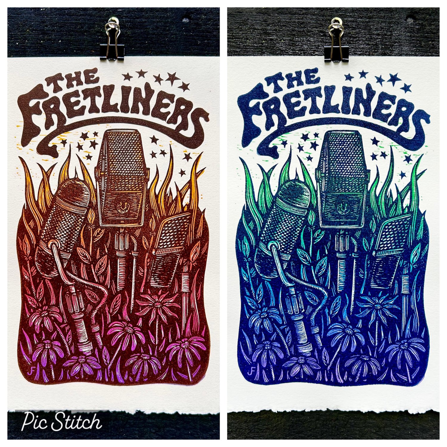 Image of The Fretliners AE prints