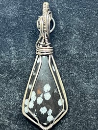 Snowflake Obsidian in Sterling Silver 
