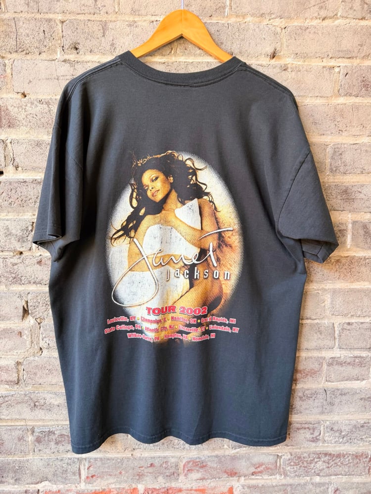 Image of Vintage Janet Jackson Tour 2002 Concert Rap Tee, SIZE: XL
