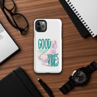 Image 4 of Tough Case for iPhone® - Fox w/ Good Vibes 