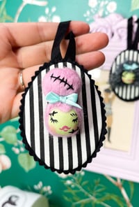 Image 1 of RESERVED FOR DIANE ORNAMENT PINK ZOMBIE  