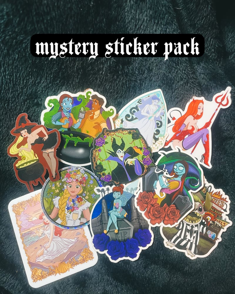 Image of Mystery Sticker Pack- 5 ct 