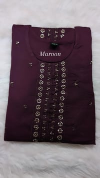Image 9 of KSV8107-1 Pc Soft Rayon Slub Kurthi