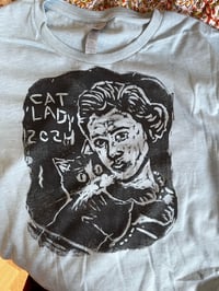 cat lady cropped top