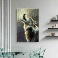 Image 5 of <h2>Midnight Howl </h2>Original Artwork <br />24 x 36<br />Oil on Canvas