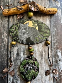 Image 1 of Fox and Moth ~ Large Wallhanging