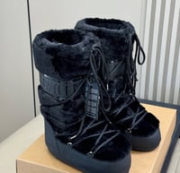Image 1 of PLUSH BLACK MOON BOOTS