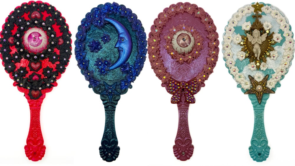 Image of Frosted Hand Mirror