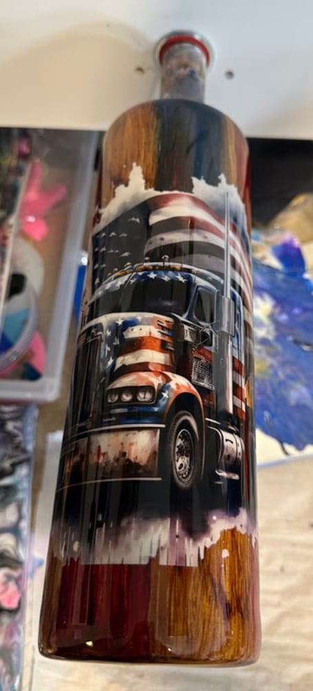 Image of 30oz American Trucker Woodgrain