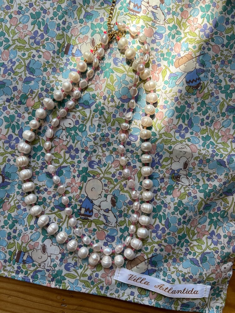Image of Colliers en perles d’eau douce et en pierres