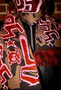 Image 2 of S.O.S “49DEGREES” SCARF