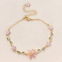 Image 2 of Pink & Green Graden Bracelet