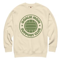 Image 1 of Goalie Mom Support Club Front Logo Crewneck