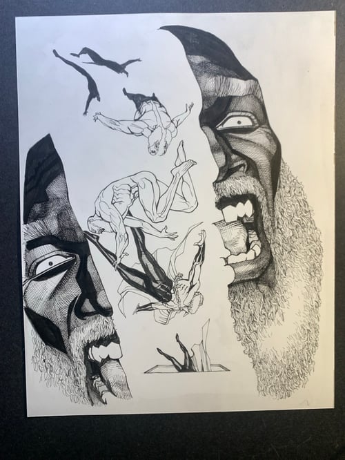 Image of POWER MAN:TIMELESS #1 page13 original art