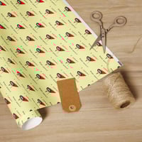 Image 1 of Wrapping paper roll angry women 