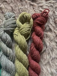 Image 3 of Mini Bundle #6 - 100G Hand Dyed Kent Romney Mini Skeins